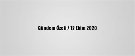 G­ü­n­d­e­m­ ­Ö­z­e­t­i­ ­/­ ­1­2­ ­E­k­i­m­ ­2­0­2­0­